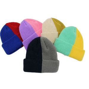 Unisex Thermal Lined 100% <b>Wool</b> Knit <b>Beanie</b> Soft Warm Adjustable Winter Ski <b>Hat</b> Custom Logo OEM Private Label Wholesale Supplier - Product Image 2