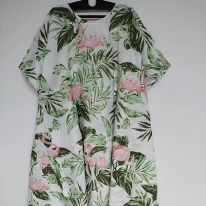 Robe Kaftan en Coton Indien Faite à la Main, Cache-maillot de Plage Kimono, Coupe Décontractée, Style Bohème, Vêtement d'Été pour Femme - Product Image 1