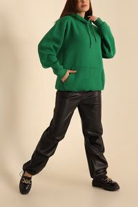 Ventas al por mayor Cotton Street Wear Blank Plain Men's Hoodie Baggy Soft Cotton Hoodies Ready to Ship Plain Women's Hoodie - Product Image 4