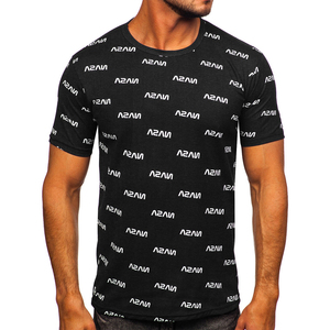 T-shirt à séchage rapide pour hommes, impression par sublimation, logo personnalisé, vente en gros, impression par sublimation, vêtements de sport et de gym - Product Image 5