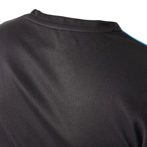 2025 moda nuevo último diseño camiseta de Color de contraste de dos tonos cuello redondo manga corta Camiseta de punto de poliéster para mujer - Product Image 6