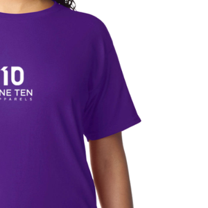 Camiseta de Mujer, Color Morado, Algodón Suave, Informal, Manga Corta, Cómoda, Básica, Ropa de Moda, Venta al Por Mayor Personalizada - Product Image 6