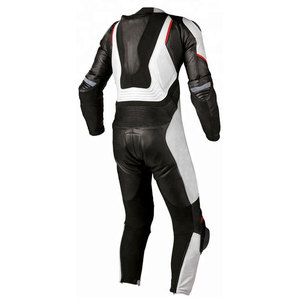 Aprovecha la velocidad y la protección con este traje de motocicleta de cuero de dos piezas. Eleva tu experiencia de conducción con un traje de cuero para motociclistas. - Product Image 3