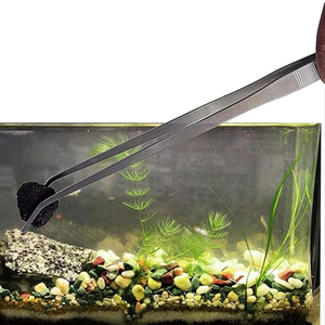Pinzas de alimentación para reptiles de acero inoxidable, extra largas, para acuario, pinzas largas y curvadas, herramienta de alimentación para tanque, 2 uds. - Product Image 6
