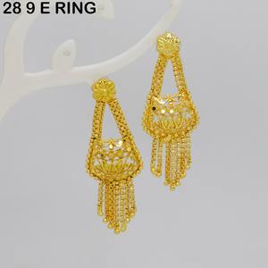 Traditional Farming Look Indian Festival Traditional New design Premium Quality <b>Artificial</b> Long Earrings Tassel Drop Earrings - Product Image 5
