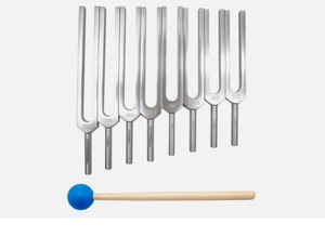 Juego de 8 diapasones de aluminio, afinador de enseñanza estándar internacional, 256-512HZ Y... - Product Image 2