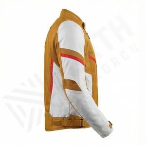 Veste de moto en cuir véritable pour homme de qualité supérieure, nouvelle arrivée, vestes de moto d'hiver, protections amovibles, personnalisables - Product Image 3