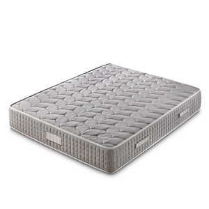 Colchón de Muelles Ensacados Premium con Base Tapizada Elegante y Cabecero Acolchado con Botones para Dormitorio Moderno - Product Image 1