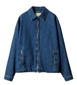 Chaqueta de Mezclilla para Hombre, Lavado a la Piedra, Cierre de Cremallera, Cuello Camisero, Prenda Exterior Informal, Transpirable, de Alta Calidad, Corte Regular - Product Image 6