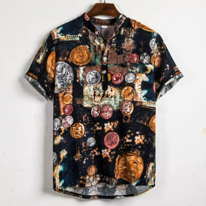 Camisa Hawaiana de Manga Corta con Estampado Casual para Hombre, Ideal para Vacaciones de Verano, Gran Venta - Product Image 2