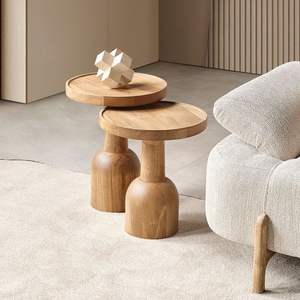 Mesa Auxiliar de Madera que Ahorra Espacio, Diseñada para Hogares Urbanos con un Diseño Funcional y Elegante - Product Image 1