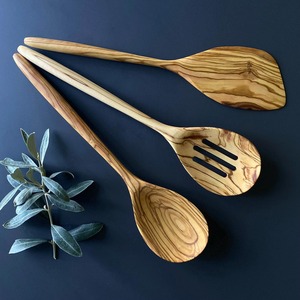 Olive Wood Organic Cutlery Olive Wood <b>Serving</b> <b>Spoon</b> Set Eco Friendly Handmade Wooden <b>Spoon</b> Wholesale Wood <b>Spoon</b> - Product Image 2