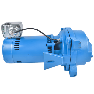 Pompa a getto J5S 1/2 HP 115/230 V in ghisa per pozzi d'acqua poco profondi con 3500 RPM, blu - Product Image 5