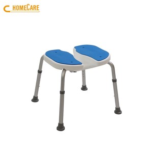 เก้าอี้อาบน้ำบุนวม EVA อะลูมิเนียมปรับได้อุปกรณ์ในห้องน้ำสำหรับผู้พิการ - Product Image 3