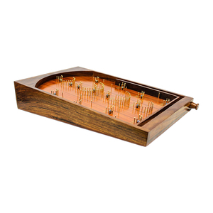 Máquina de Pinball de Madera Vintage, Juego de Mesa Clásico, Juguete Educativo de Arcade Hecho a Mano para Niños, Diversión Familiar, Regalo - Product Image 3