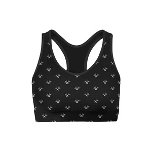 Soutien-gorge de sport personnalisé pour femme, léger, respirant, à maintien élevé, en Spandex/Nylon, pour le fitness et le yoga, avec soutien frontal solide, OEM - Product Image 6