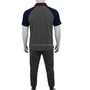 เสื้อโปโลชายแบบสามสี แขนสั้น คอปกตัดสี ขายส่ง เสื้อโปโลลำลองตัดสี - Product Image 6