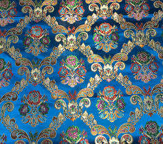 Jacquard de seda de morera pura 100%, cortina de brocado de Damasco de seda de calidad de grado para sofá, silla, muebles para el hogar - Product Image 3