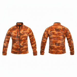Lightweight Trendy Fashionable Customized <b>Camo</b> Front Zipper Jacket Long Sleeve Workwear Durable Fabric Winter Outdoor Jackets - Product Image 5
