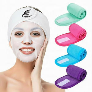 Bandeaux de Spa Tendance de Haute Qualité en Polaire Corail Ultra Épais et Doux à Séchage Rapide, Brodés, pour Maquillage - Product Image 3