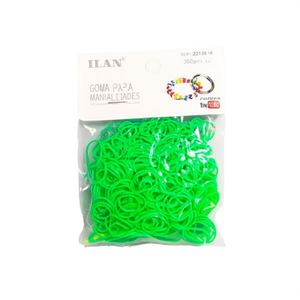 Elastici ILAN Verde Chiaro 300 Pezzi per Lavori Artigianali e Creazione di Gioielli - Product Image 1