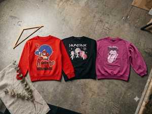 เสื้อฮู้ดดี้แขนยาวทรงหลวมพิมพ์ลายผ้าคอตตอนผสมสำหรับฤดูใบไม้ผลิและฤดูใบไม้ร่วง (แบบ unisex) - Product Image 3