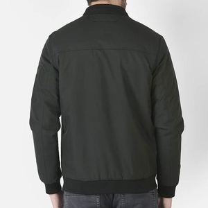 Chaqueta Bomber Casual Delgada de Alta Calidad para Hombre con Cuello Alto y Logotipo Frontal, Chaqueta de Piloto de Una Sola Capa para Primavera y Otoño - Product Image 6