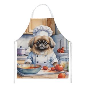 Unisex Large Multicolor Pekingese the Chef <b>Apron</b> for Cooking Baking <b>Gardening</b> for Adult Men and Women - Product Image 1