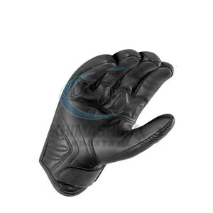 Gants de moto en cuir polyuréthane de haute qualité, antidérapants, respirants, à doigts entiers, avec sangle de poignet réglable pour la conduite en extérieur - Product Image 6