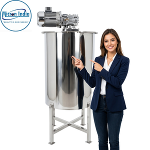 Agitateur de réservoir de mélange en acier inoxydable Micron India, mélangeur de liquides industriel pour l'alimentation, les boissons, les produits chimiques, les boissons gazeuses, 440V - Product Image 4