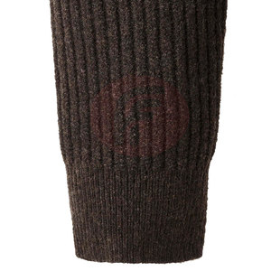 Comfortable Men <b>Quarter</b> <b>Zip</b> <b>Sweater</b> Mock Neck Long Sleeve Knit Winter Warm Casual Lightweight Breathable 100% Cotton - Product Image 4