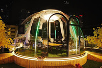 Domo Geodésico de Lujo para Glamping, Tipo Iglú, para 4 Estaciones, de 3m, 4m, 5m y 6m, para Hotel o Casa, en Venta
