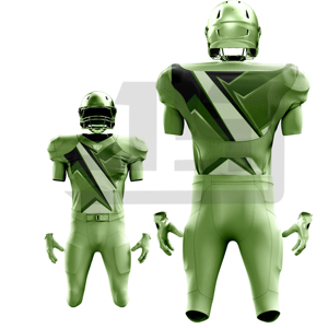 Uniforme de Fútbol Americano, Conjunto de Jersey y Pantalones con Estampado Digital, JAMEZ SPORTS, Nombre del Equipo Personalizado, 100% Poliéster, Tela Ligera de Secado Rápido - Product Image 3