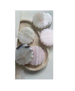 Juego de posavasos de mármol natural con bordes redondeados y lisos para un uso diario seguro y apto para toda la familia. - Product Image 5