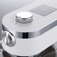 Robot pâtissier électrique YIDA MHMF YD-389 1600W avec bol mélangeur 6L, crochet pétrisseur, 6 vitesses, tête inclinable et éjecteur de fouet