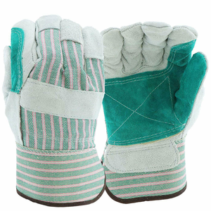 Guantes de Trabajo Personalizados de Piel de Vacuno de Primera Calidad, Guantes de Seguridad Industriales con Doble Palma - Product Image 2