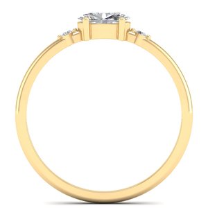 Anillos de Moissanita REYES con Corte Ovalado de 0.78Ct en Plata de Ley 925, Regalo de Boda, Joyería Fina para Mujer, Regalo de Aniversario - Product Image 4