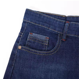Jeans pour hommes grande taille en gros, pantalons personnalisés, jeans classiques slim, droits, skinny, jeans décontractés à la mode - Product Image 3