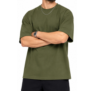 Premium Formal Oversized T-<b>Shirts</b> Custom Printed <b>Silk</b> Screen Cotton T-<b>Shirt</b> for <b>Men</b> Women OEM ODM High Quality Eco-Friendly - Product Image 3
