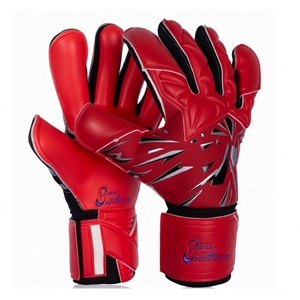 Gants de gardien de but avec protection des doigts, paume en latex allemand haute adhérence 4 mm, dos en silicone, gants de football pour match - Product Image 5