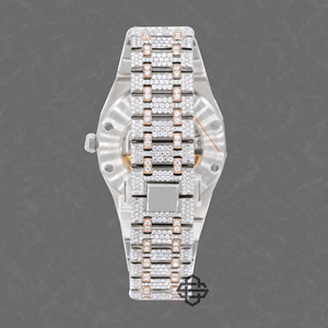 Luxury Men's Moissanite Diamond Stainless Steel Band Luxury Fashion Quartz Watch 20mm Glass Dial Stunning Classic Display Watch - Product Image 3