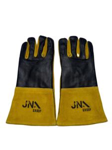 Gants d'argon extra TIG de haute dextérité en cuir de chèvre blanc grain de vache de qualité supérieure - Product Image 1