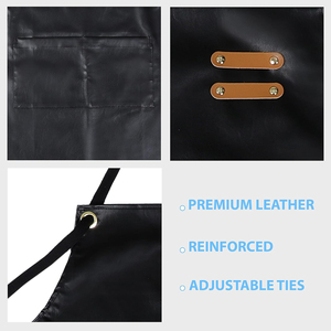 Industrial Work <b>Leather</b> <b>Apron</b> High Durability Top Grade Material Wholesale Supplier Custom Logo Heavy Duty Safety Wear 2026 - Product Image 6
