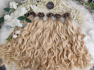 ผมต่อจากผมมนุษย์ทำจากเส้นด้ายสองชั้นแบบไม่มีรอยต่อ - Product Image 4