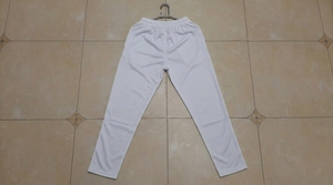 Pantalones Deportivos de Algodón Blanco, Corte Regular, Color Sólido, Transpirables, Unisex, para Adultos, para Todas las Temporadas, Lisos - Product Image 1
