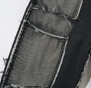 เสื้อผ้าสั่งทำขายส่ง น้ำหนักเบา ซักด้วยกรด ระบายอากาศได้ดี ผ้าฟลีซ ผ้าออกซ์ฟอร์ด สไตล์ไฮสตรีท ปักลาย แพทช์  ทรงหลวม ผ้าฝ้าย 100% ลายยืดหยุ่น - Product Image 2