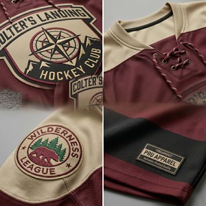 Custom OEM High Quality Air-Knit <b>Mesh</b> Ice Hockey Jersey Tackle Twill Embroidery Men's Blank Teamwear Uniform - Product Image 6