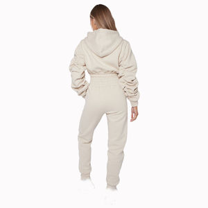 Chándal Deportivo de Invierno para Mujer, Personalizado con Logotipo 2026, Reversible, Ligero, Transpirable, 100% Algodón, OEM - Product Image 2