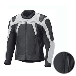New Black and <b>Grey</b> Motorbike Motorcycle PU Leather <b>Jacket</b> Plus Size Patchwork <b>Waterproof</b> Breathable Sportswear For Bikers - Product Image 6
