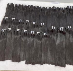 Extensiones de cabello Remy de alta calidad hueso recto vietnamita Super doble dibujado para Genius Weft cabello humano crudo sin procesar - Product Image 5